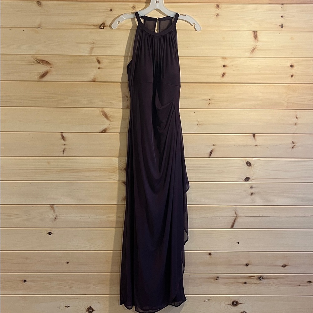 David's Bridal Plum Dress